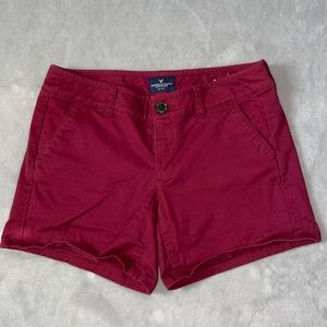 maroon ae shorts